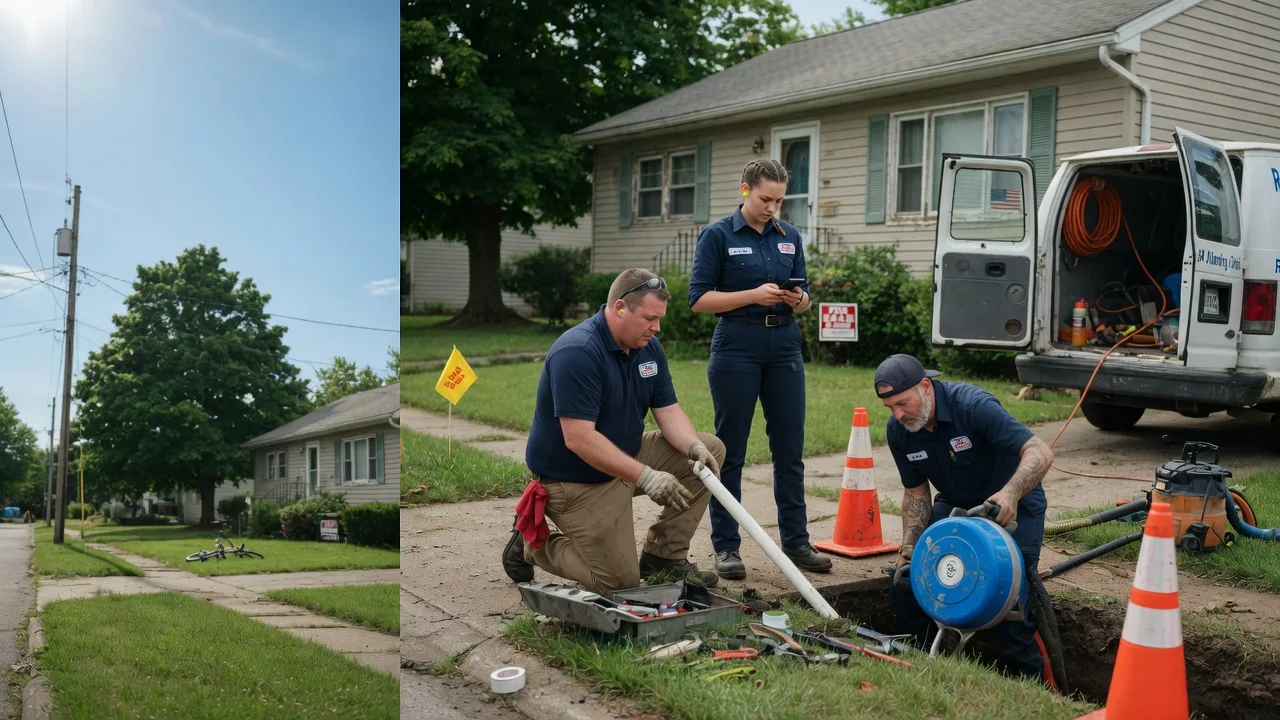 Sewer Line Repair in Glasford, IL near me